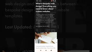 what is bespoke web designer