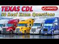 2026 Texas CDL Practice Test - 50 Must-Know Questions