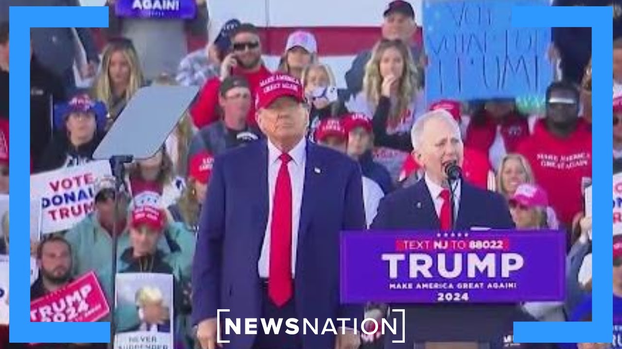 Trump leads Biden in five battleground states | NewsNation Now - YouTube