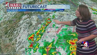 Periods of showers and storms continue throughout Utah