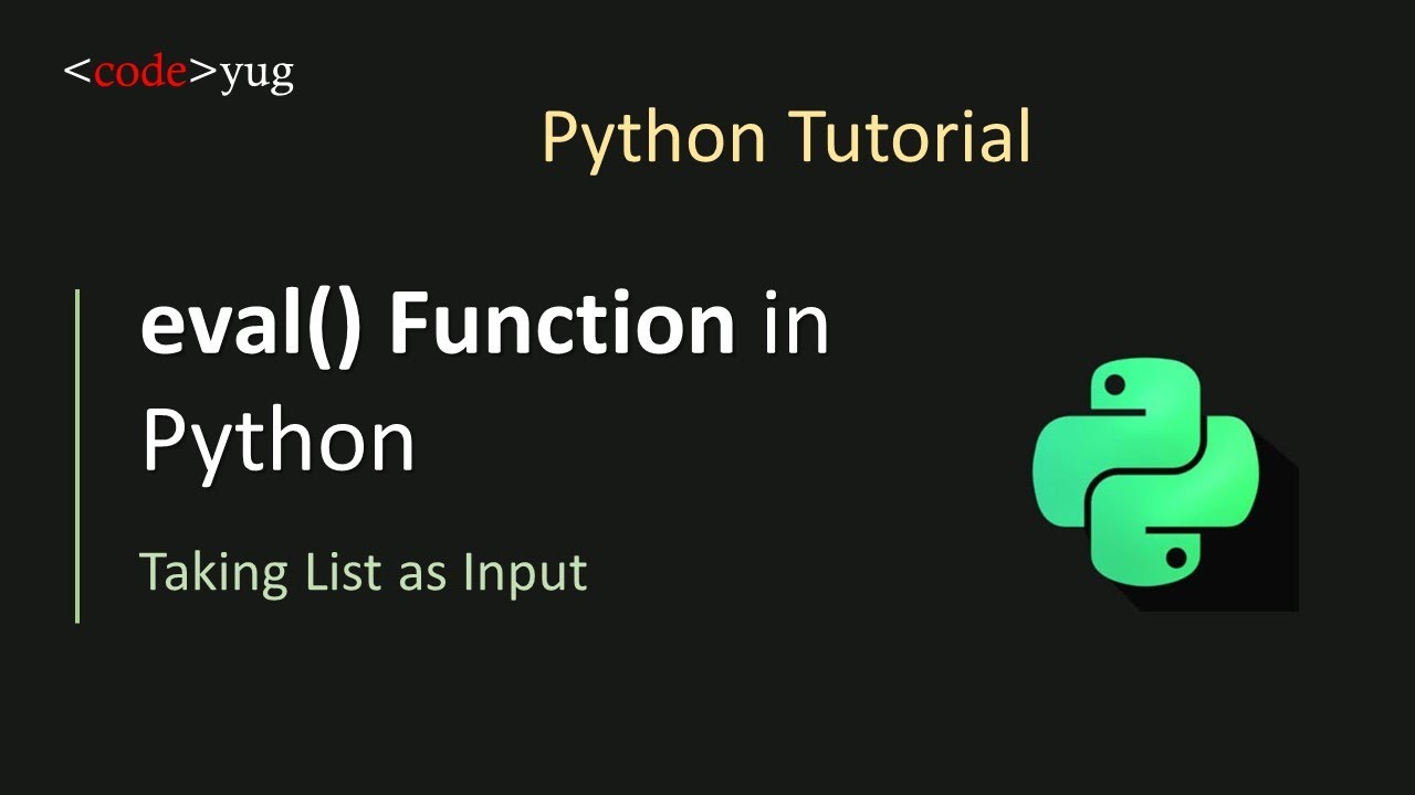 python eval with assignment