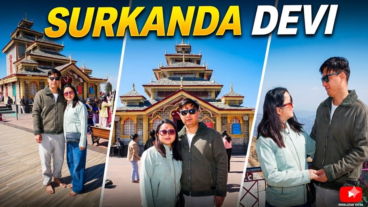 Sunday mai सुरकंडा देवी dhanaulti ke darshan ke liye gaye ☮️ 