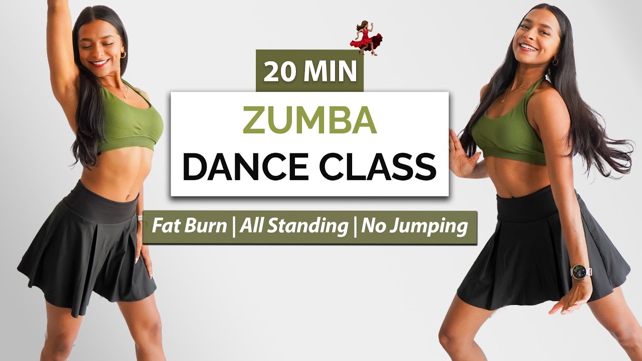 20 МИН Зумба ДОМА — Жиросжигание и Похудение (Без инвентаря) 🔥