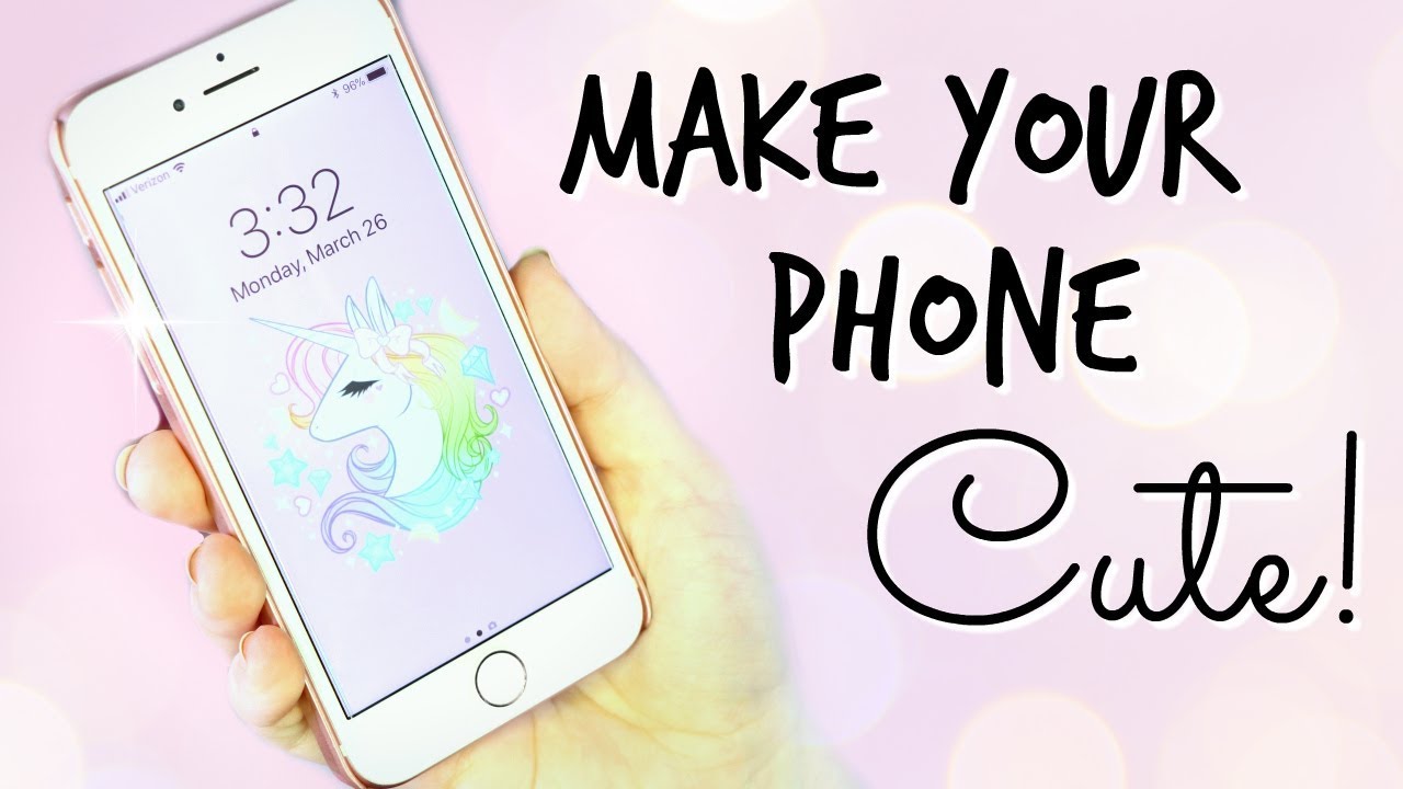 How To Make Your Phone Look Cute Cases Popsockets Wallpapers Cait B Youtube