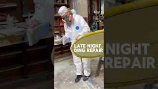 Surfboard Ding repair Nose and Buckle #dingrepair #asmr #diy #surfing