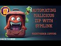 Automating malicious zip with symlinks hackthebox zipping