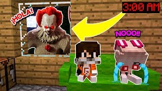 NO JUEGUES MINECRAFT A LAS 3 AM TE APARECE EL PAYASO IT EN TU CASA