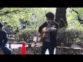 よっくん(ザ・マスミサイル)「日曜日よりの使者」(カバー)@井の頭公園武蔵野音楽祭青空飲み会(2014.10.26)