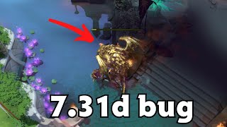[Bug] Roshan teleported to the middle of map?? Dota 2 new patch 7.31d