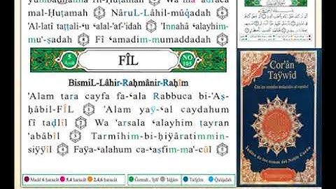 ختمة من مصحف التجويد باللغة الإسبانية الصفحة رقم 601