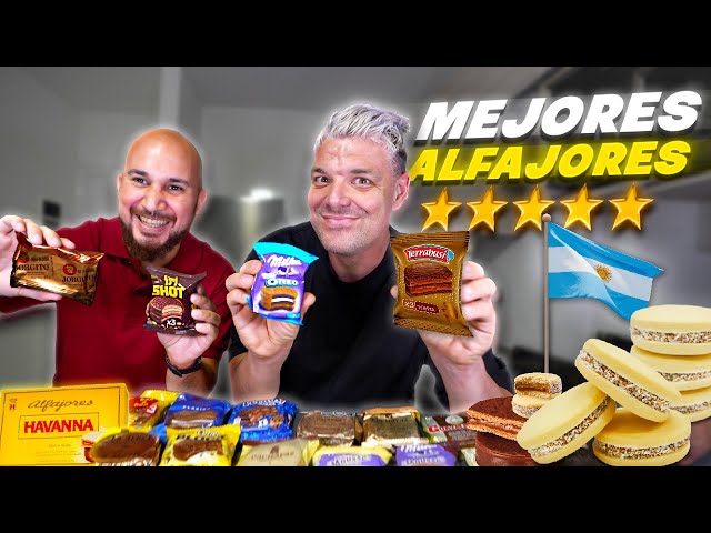 PROBANDO TODOS LOS ALFAJORES ARGENTINOS por PRIMERA VEZ 🇦🇷 *EL MÁS BARATO  VS CARO* 