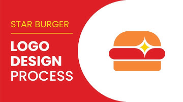 Burger Logo Design Process |  Idea Generation, Sketching, Concept Development & Illustration