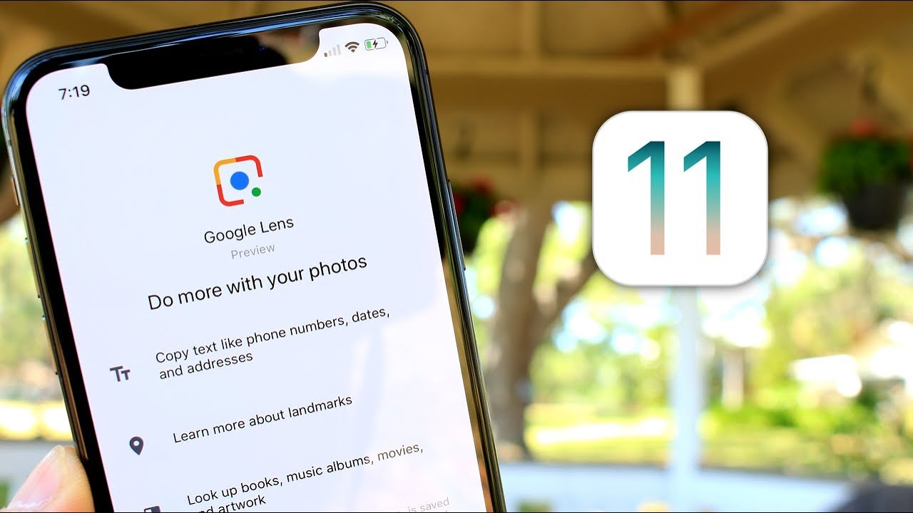 Is Google Lens available on iPhone 7?