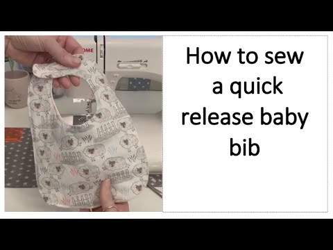 Video: How To Quickly Sew A Bib