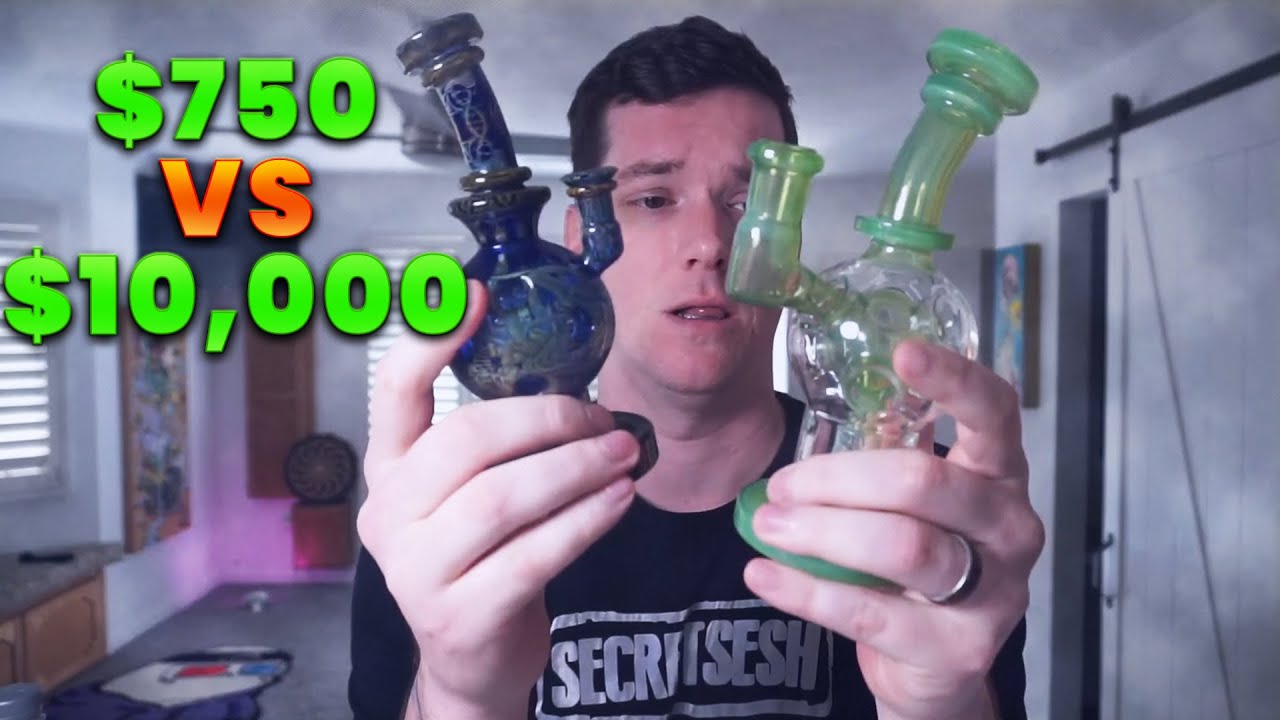 Heady glass vs normal glass, Mothership Glass vs Fat Boy Glass YouTube