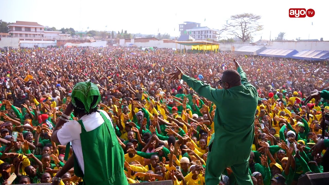 BABA LEVO NA D VOICE WALIVYOAMSHA UZINDUZI WA KAMPENI VIWANJA VYA MWANGA KIGOMA