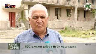 800-Ə Yaxın Tələbə Üçün Yataqxana - Kəpəz Tv