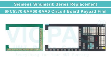Siemens Sinumerik 828D 6FC5370-6AA00-0AA0 Membrane Keypad Key Board Replacement Repair
