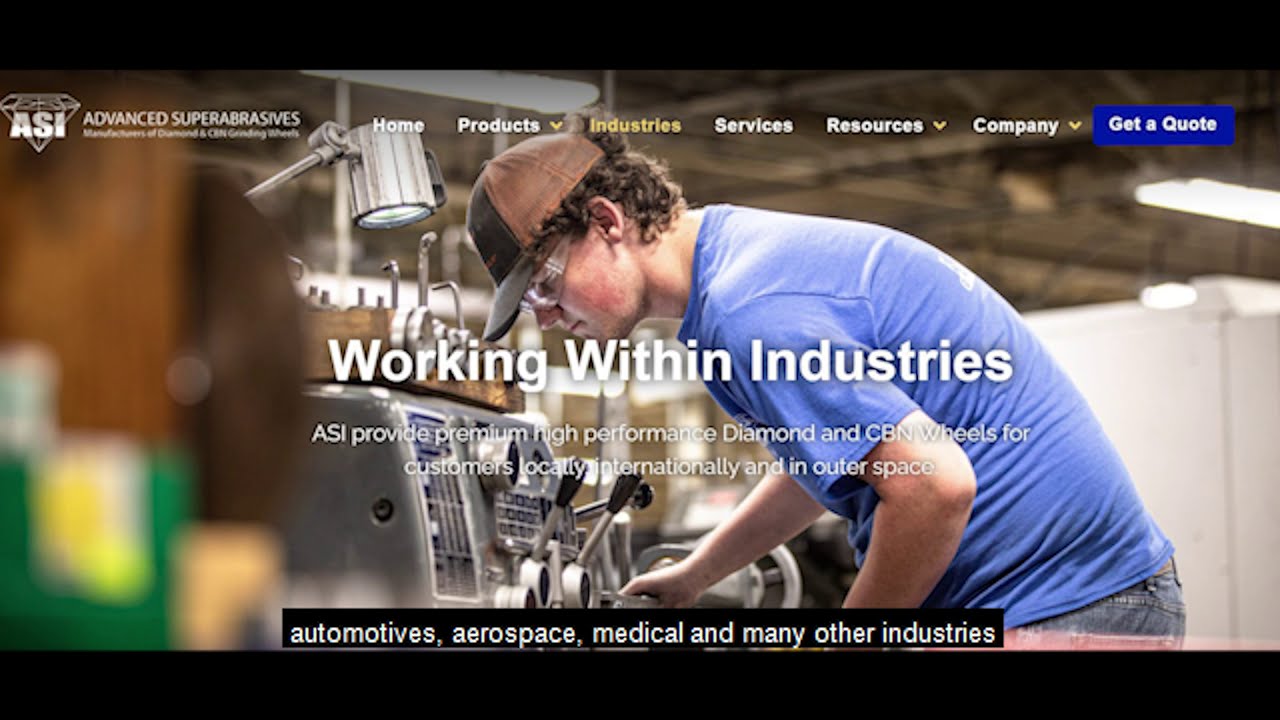 Advanced Superabrasives and IBT Online with Jonathan Szucs