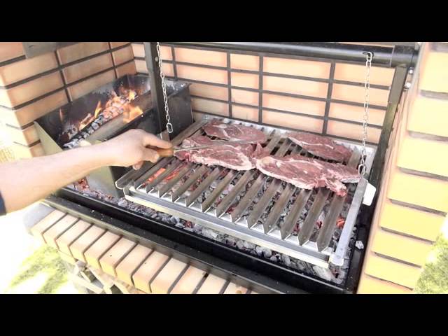 Barbacoa con Ruedas Metálica y con Elevador Imex El Zorro 