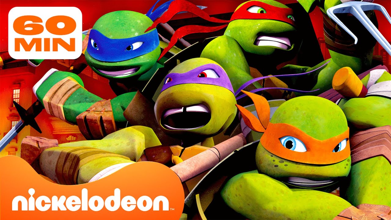 TMNT: Las Tortugas Ninja | ¡60 MINUTOS de las batallas más ÉPICAS! ⚔️ | Nickelodeon en Español