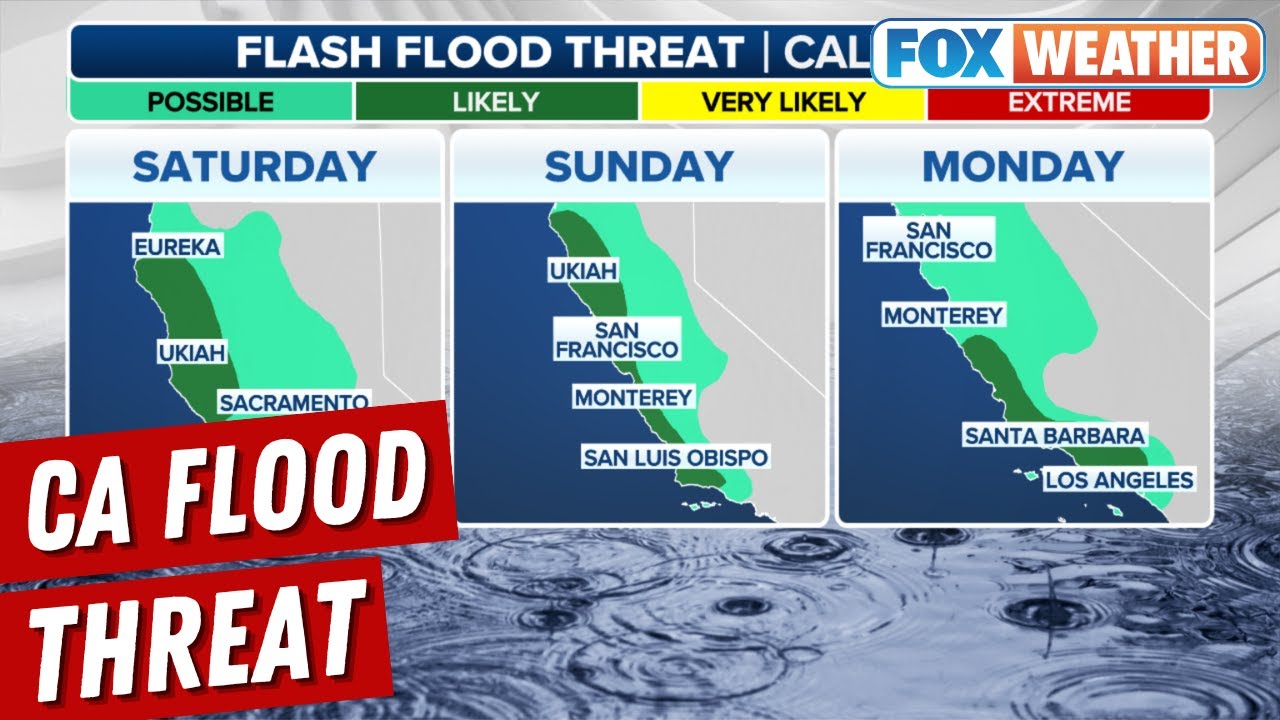 Atmospheric River Among Storms Expected To Slam California With More ...