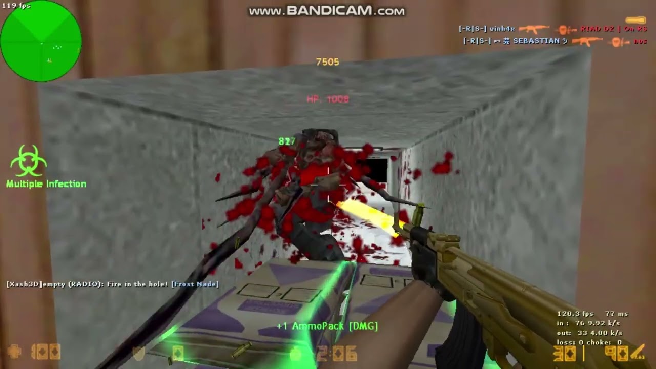 Counter-Strike 1.6 - [RS] Zombie Plague Gameplay PC HD