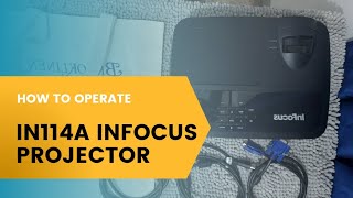 How To Operate | IN114a InFocus Projector