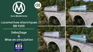 Locomotive électrique BB 9200 Sonore REE MODELES : Unboxing et test - Modélisme ferroviaire HO 1/87