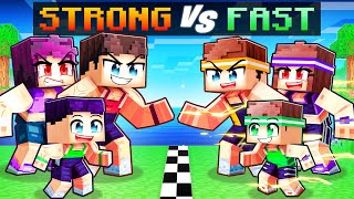 STRONGEST Family vs FASTEST Family in Minecraft!