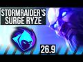 RYZE vs MALZAHAR (MID) | Stormraider's Surge, 5k gold comeback | EUW Master | 26.9