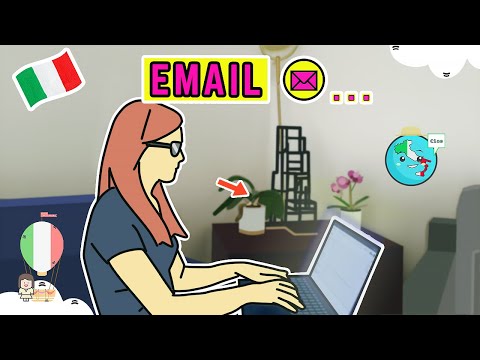 HOW TO WRITE AN INFORMAL EMAIL IN ITALIAN + Email Vocabulary in Italian - Intermediate Lesson