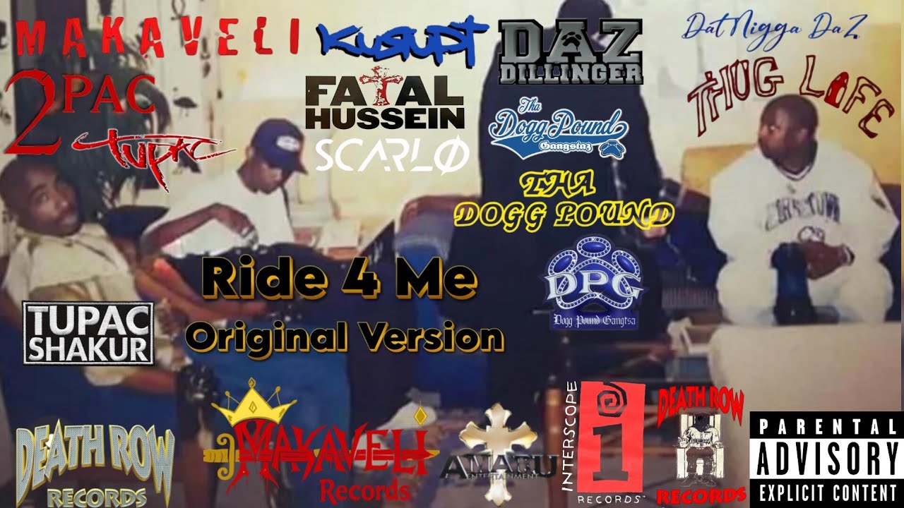 2Pac - Ride 4 Me (OG Acapella Vocals)[High Quality Remastered] 4K - YouTube