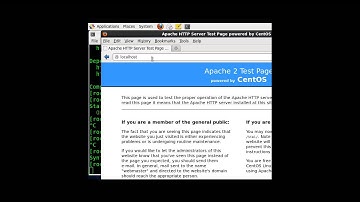Install web server httpd apache install and config in centos