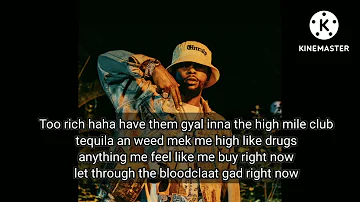 Popcaan - Cocaine Money ( lyrics )