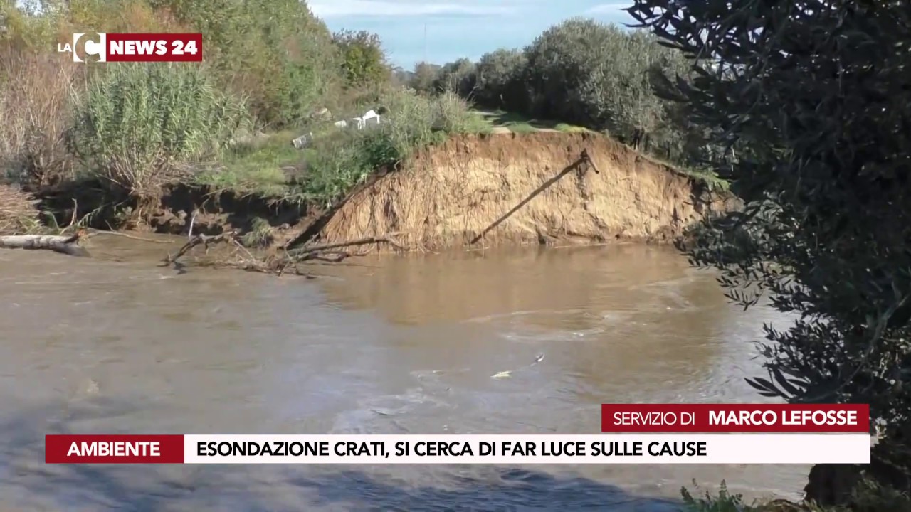 notizie del giorno ESONDAZIONE CRATI, SI CERCA DI FAR LUCE SULLE CAUSE