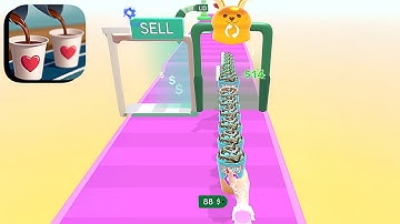 Coffee Stack ​- All Levels Gameplay Android,ios (Levels 466-468)