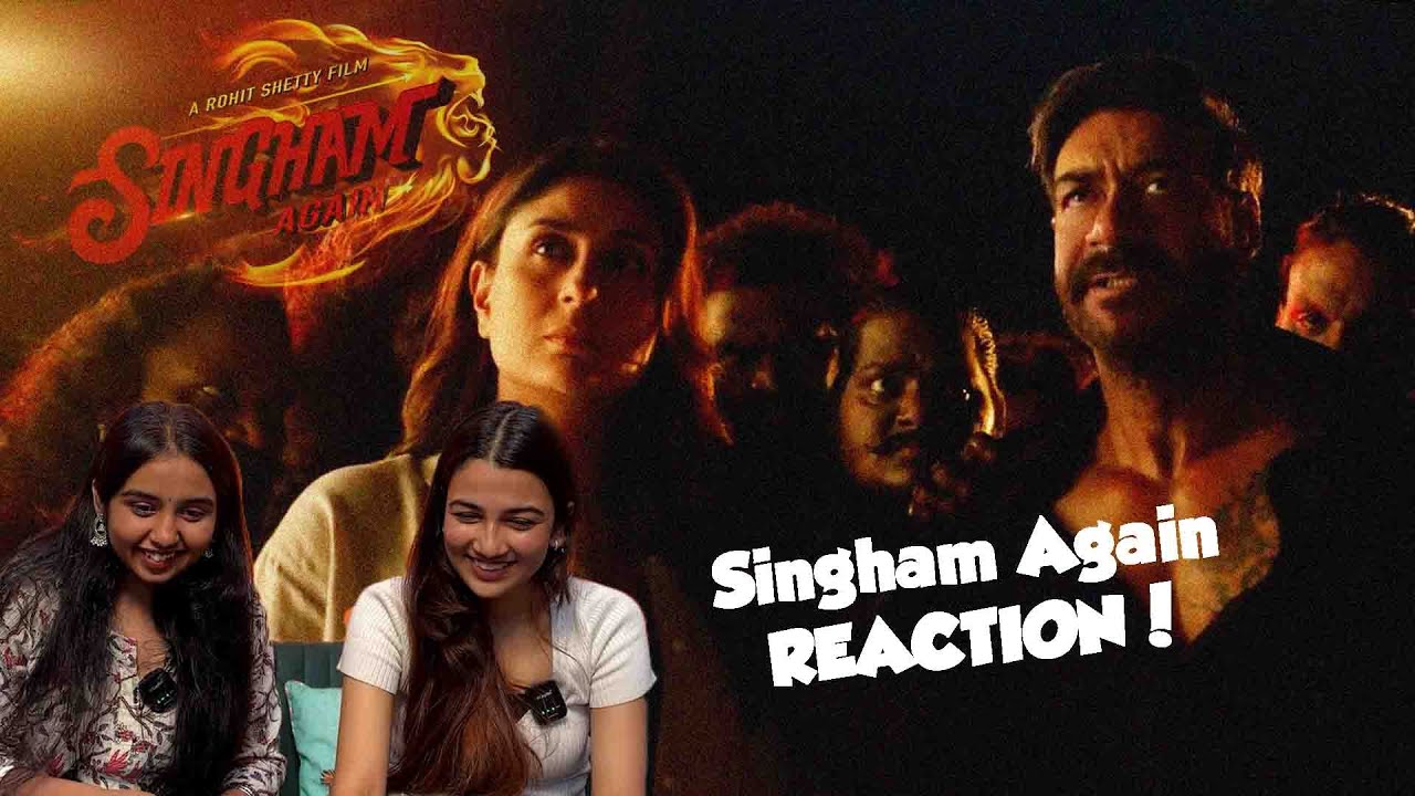 Singham Again | Official Trailer | A Rohit Shetty Cop Universe |  Reaction