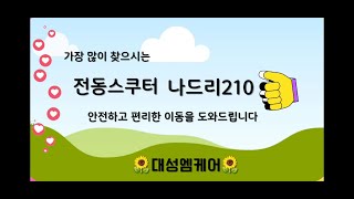 전동스쿠터 노인전동차 나드리210  전동차나드리 전기스쿠터 나드리전동차 전동휠체어 장애인전동스쿠터 장애인전동휠체어