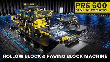 Semi-Automatic Hollow Block and Paving Block Machine: PRS 600