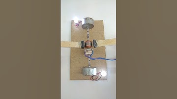 Powerful Generator • Dc Motor | #dcmotor #generator #shorts #experiment