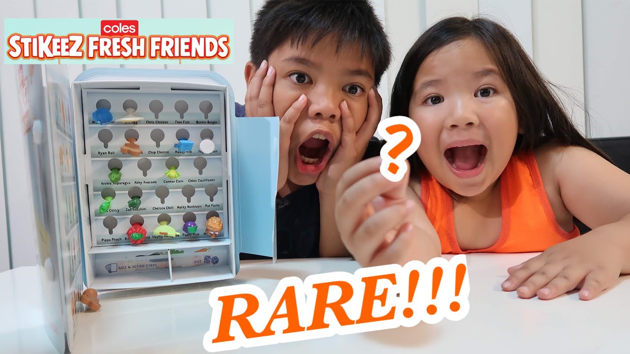 WE GOT A RARE STIKEEZ! | COLES STIKEEZ FRESH FRIENDS