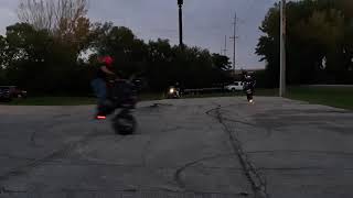 motorcycle stunt riders Silver Eagle Harley Davidson Waterloo Iowa bike night