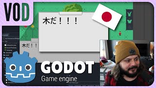Creating dialog boxes and testing my localization system! // Godot Game Development