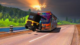 Volvo Emergency Braking | Kallada Volvo Bus| B11r Volvo Bus