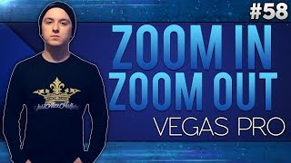 Sony Vegas Pro 13: How To Zoom In And Out Slowly - Tutorial #58