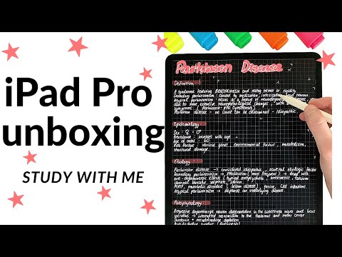 iPad Pro 2020 ( 12.9 inch ) + Apple Pencil unboxing | study with me | Notability | medical student