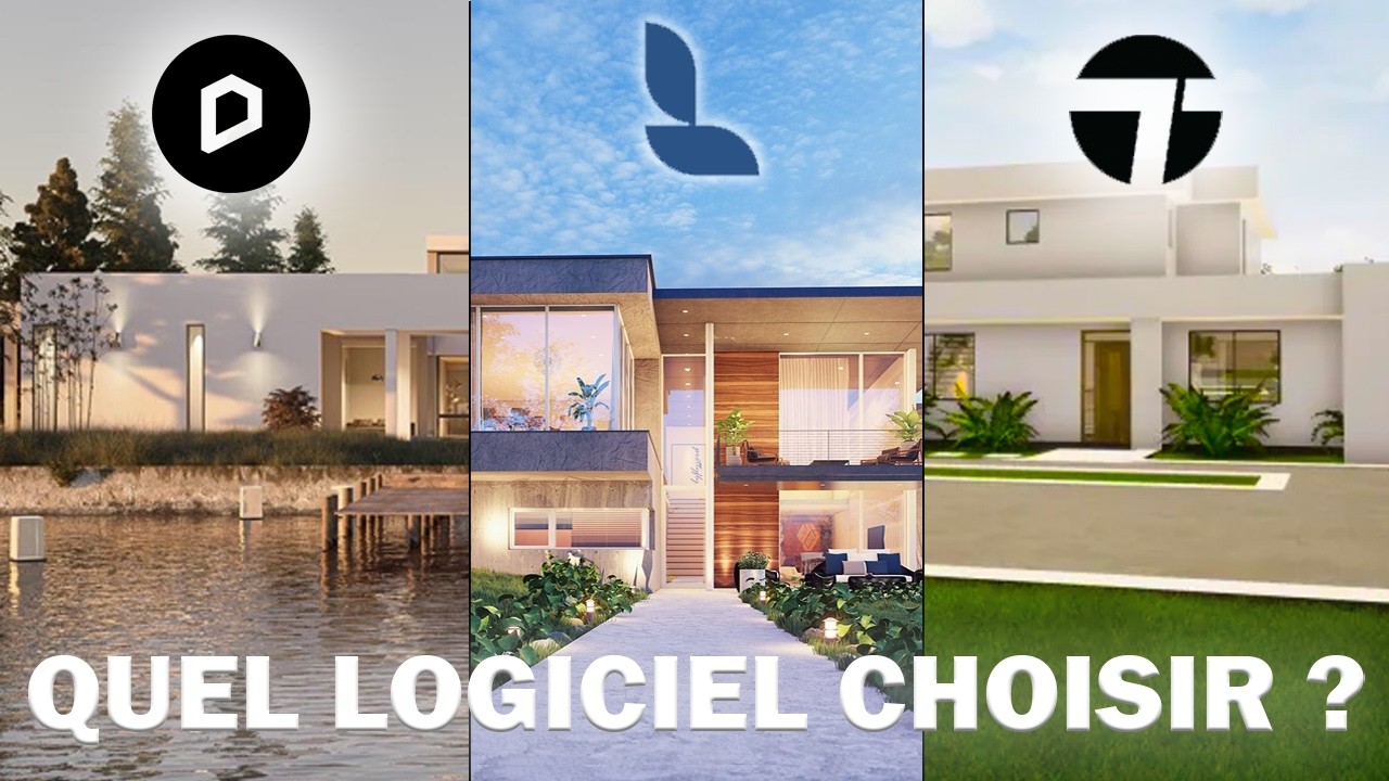5 Logiciels pour des rendus d'architecture : D5, Lumion, Vray ...