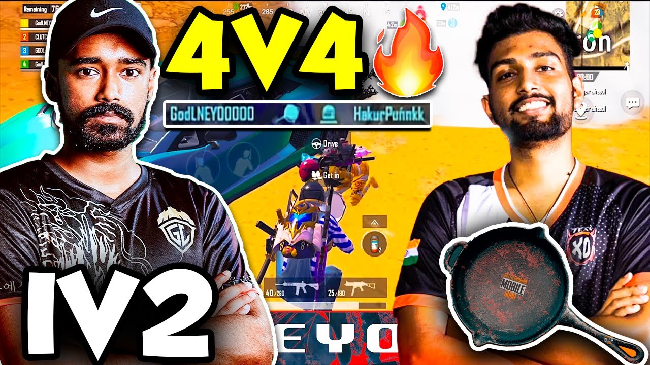 Neyoo 1v2 Punkk Team😱 | Godl vs Team Punkk 4v4 Fight🔥 - YouTube