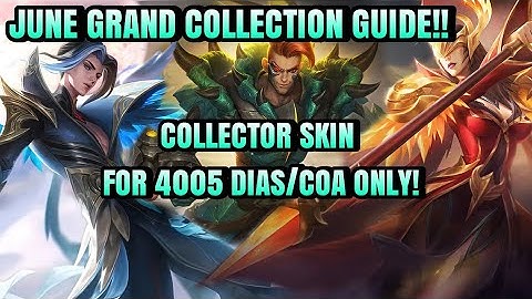 HOW TO GET LING COLLECTOR SKIN FOR ONLY 4005 DIAS/COA!! WITH TABLE GUIDE!